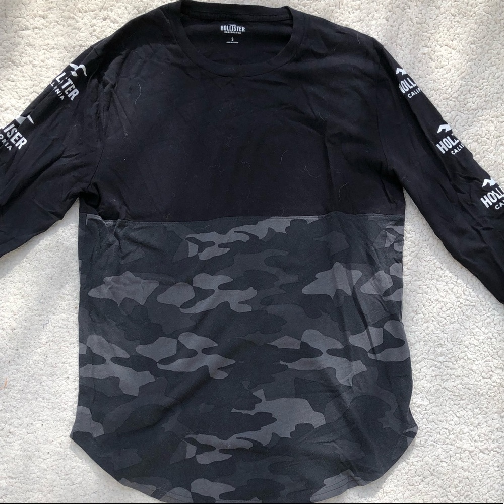 Hollister - Black/Camo Shirt